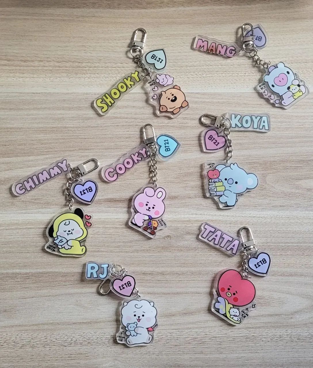 Chaveiro do BTS (venda avulsa) 