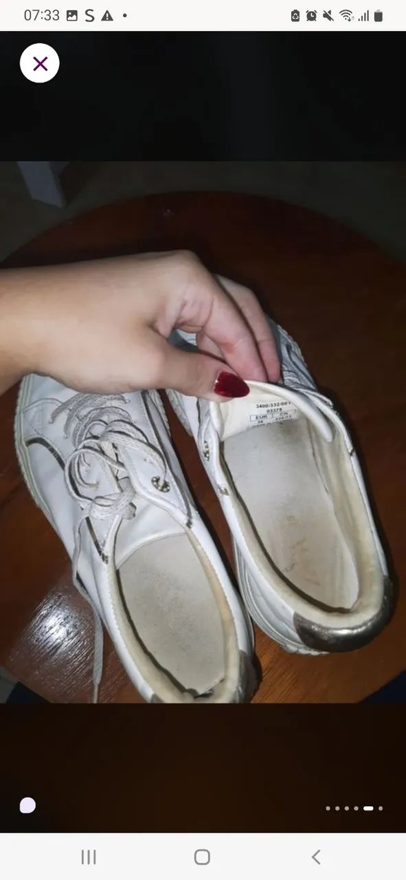 Tênis branco zara - Foto 3
