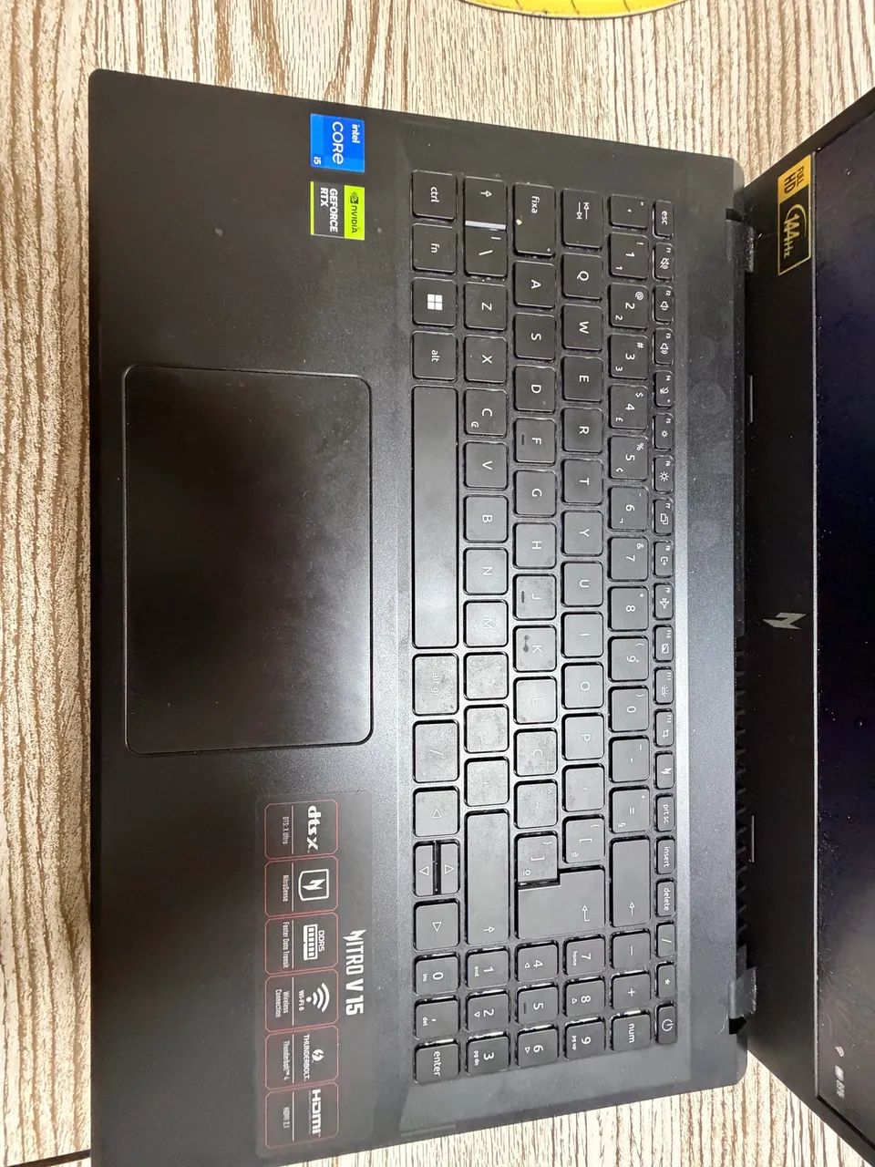 Notebook Acer Nitro V15 - 15GB RAM + 800SD M2 + PLACA DE VÍDEO  - Foto 4