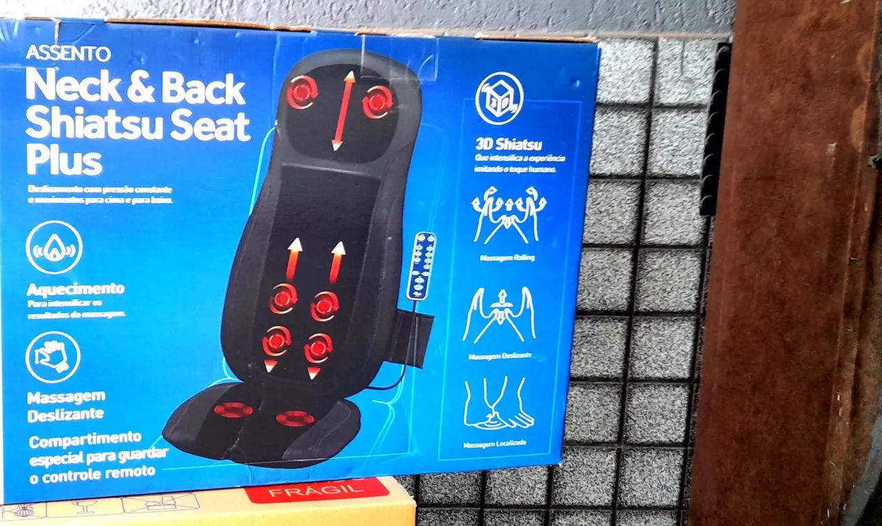 Oportunidade ! Neck and Back Shiatsu Seat ! - Foto 5