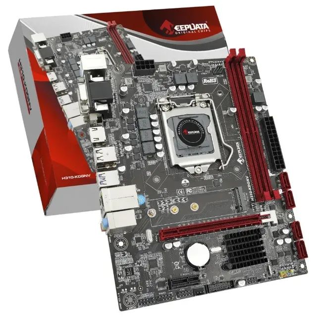 PLACA MÃE H310 NOVA Intel de 8 e 9 geração - Foto 6
