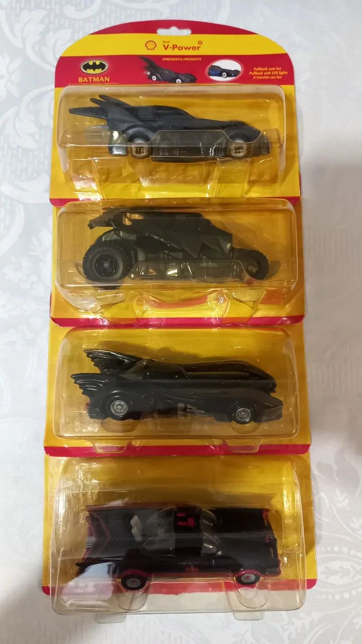 Coleção de Batmóveis Shell + brinde65576072763779125