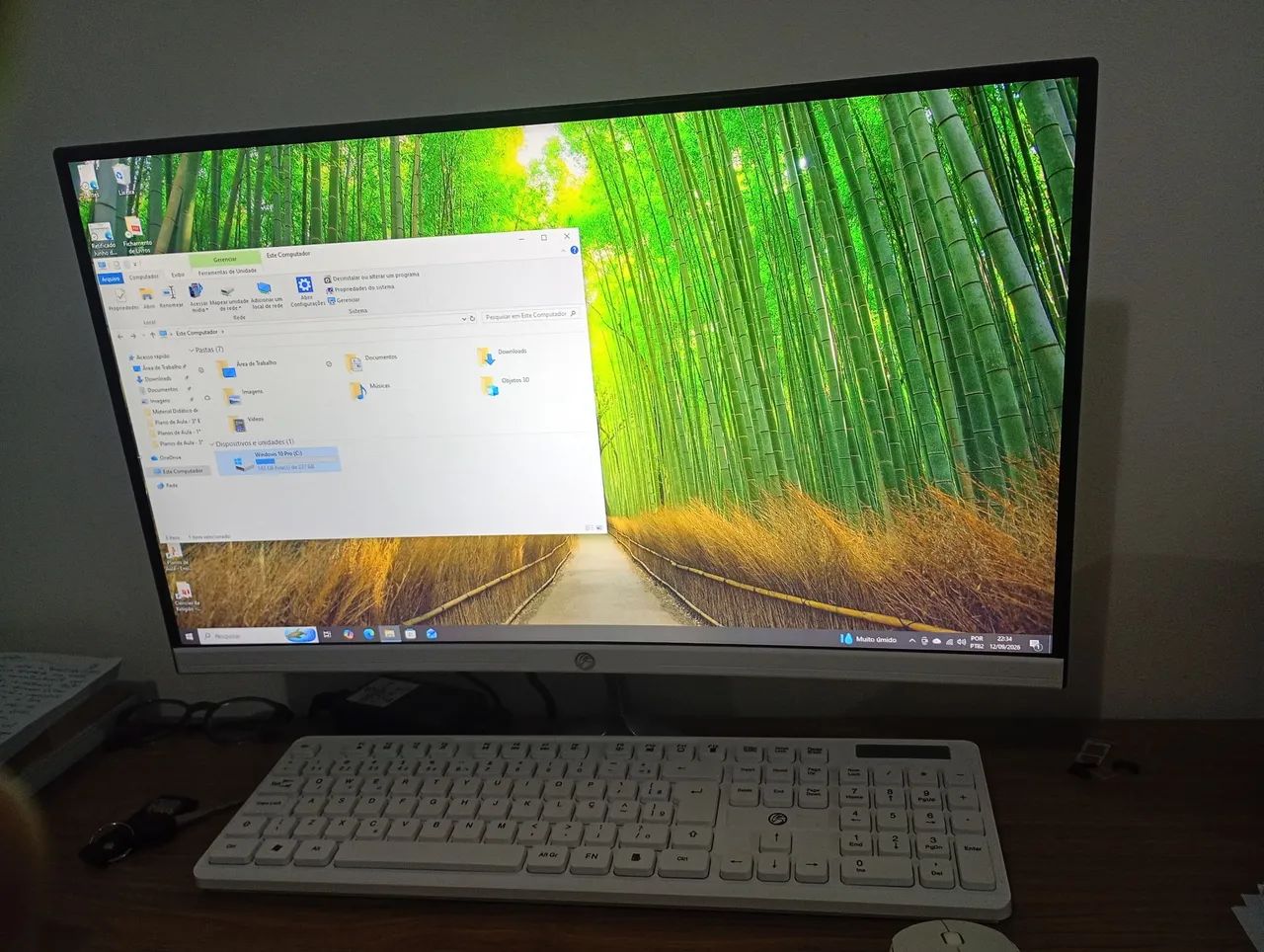 Computador Slim branco Core i5 completo - Foto 2
