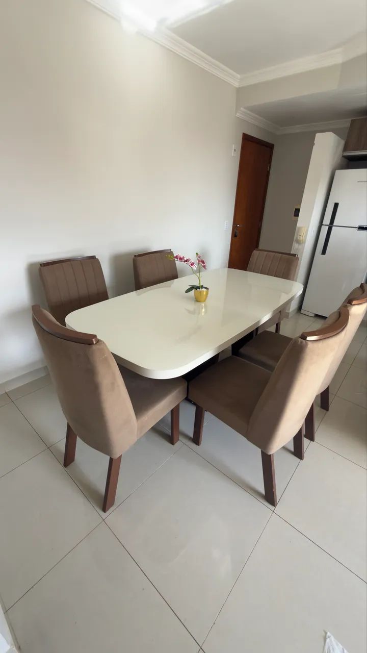 Mesa de Jantar 6 lugares em MDF - Foto 2