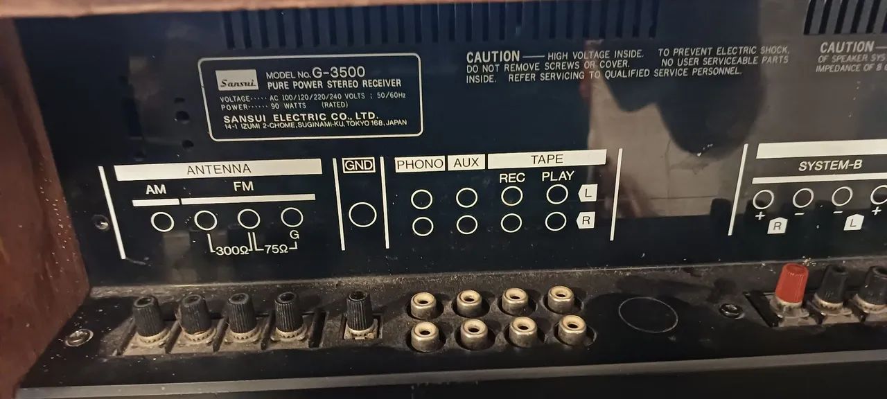 Receiver sansui G-3500com defeito  - Foto 4