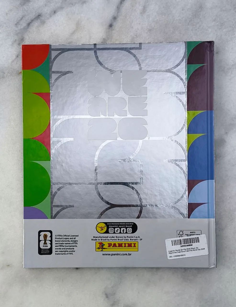 Álbum de figurinhas copa 2026 PRATA - Foto 2
