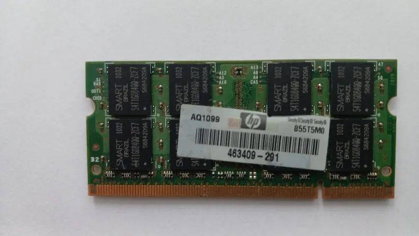 Placa de Memória RAM DDR2 SODIMM 2gb 800mhz - Notebook - Foto 2