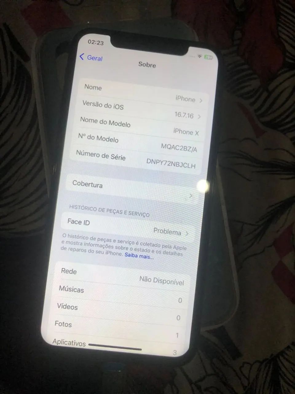 iPhone X zero funcionando tudo barato  - Foto 4