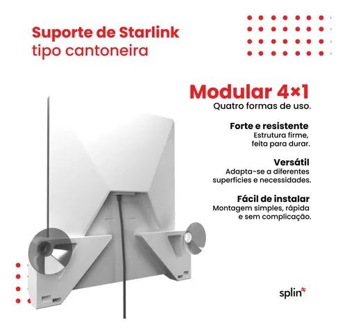 Suporte Starlink Mini 4 Veicular Console 4 Posições - Foto 3