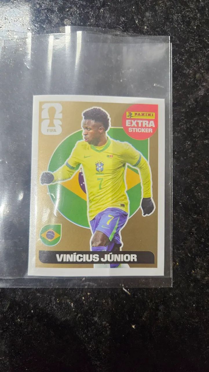 Figurinha Legend de Ouro Vini Jr