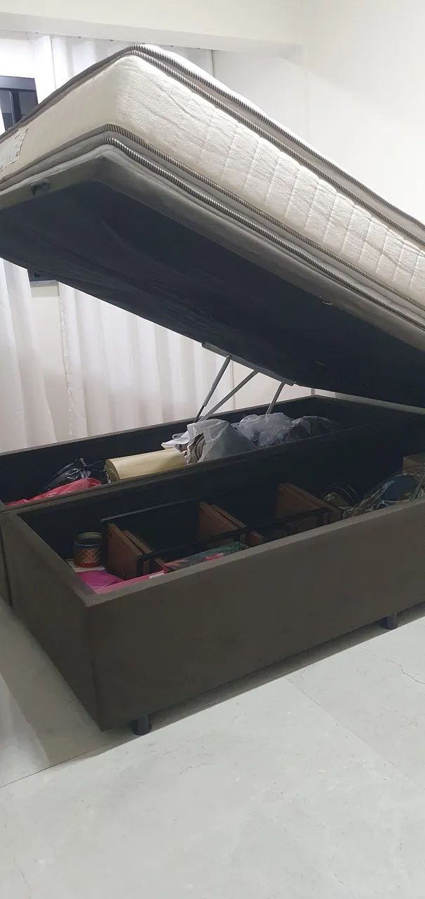 Cama box baú Queen