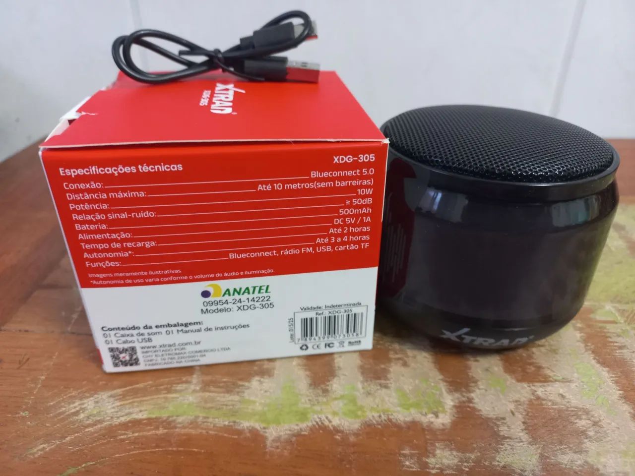 Mini caixa de som - 10W - NOVA  - Foto 2