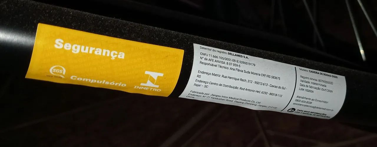 Cadeira de rodas 180kilos assento - Foto 4