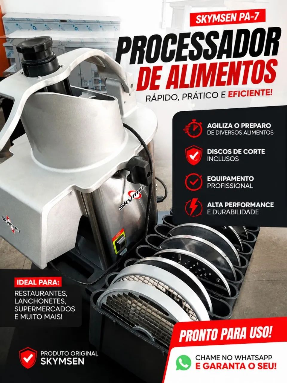 PROCESSADOR DE ALIMENTOS PA7 PRO 