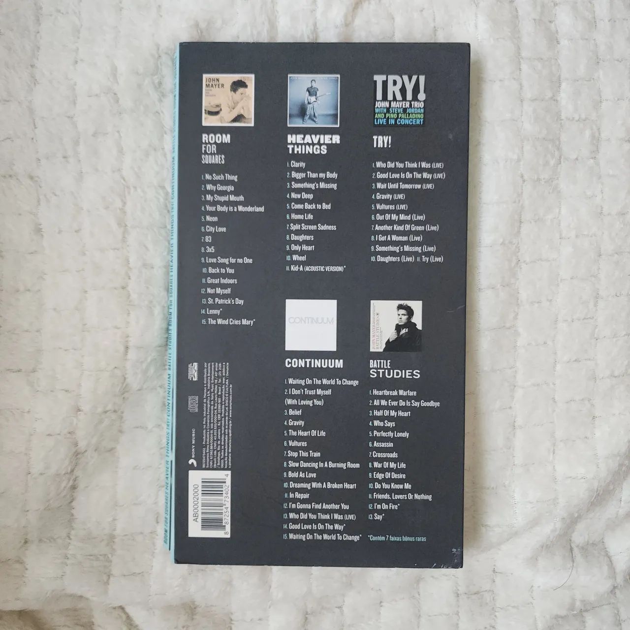John Mayer Box com 5 CDs + livreto ótimo estado - Foto 5