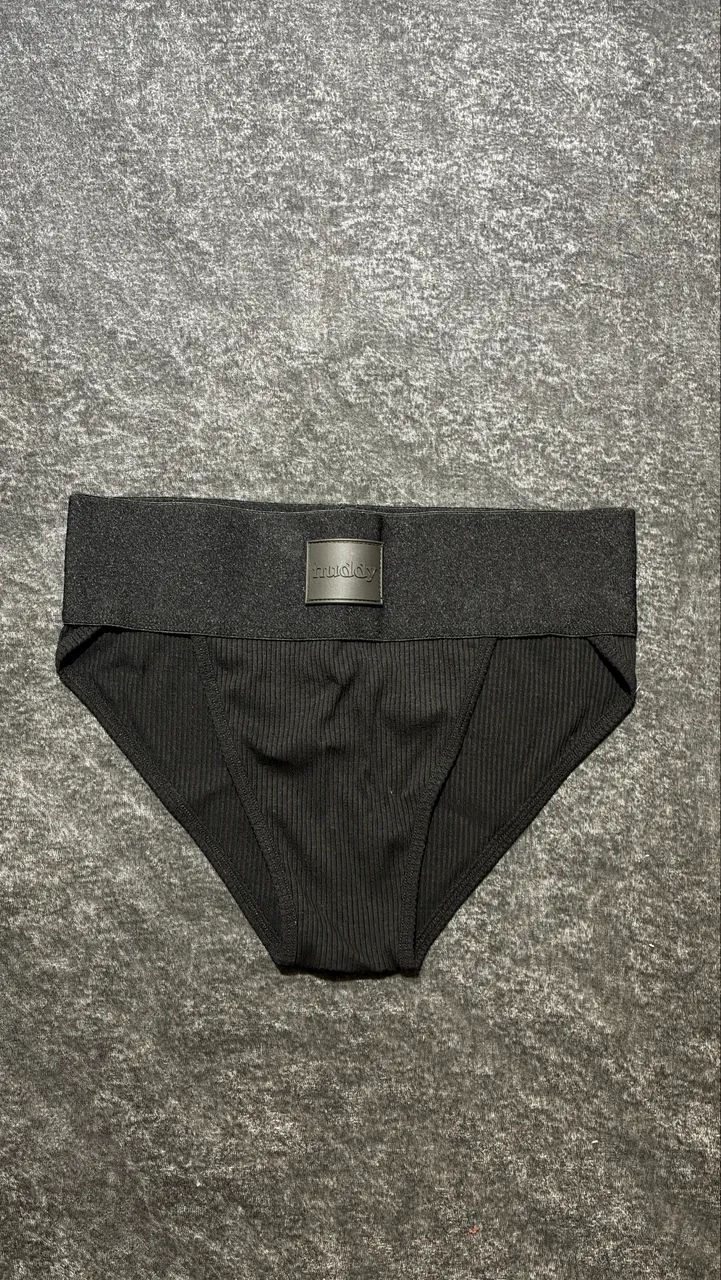 Cueca Slip Modal Preta Nuddy TAM M