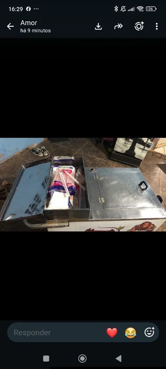 Carrinho para venda de açaí e sorvetes. - Foto 4