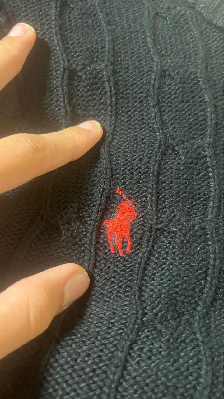 Suéter preto ralph lauren  - Foto 2