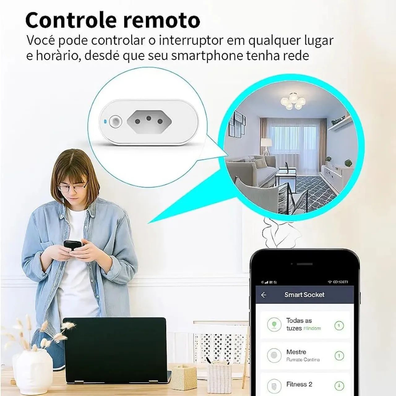 Smart plug tomada inteligente  - Foto 2