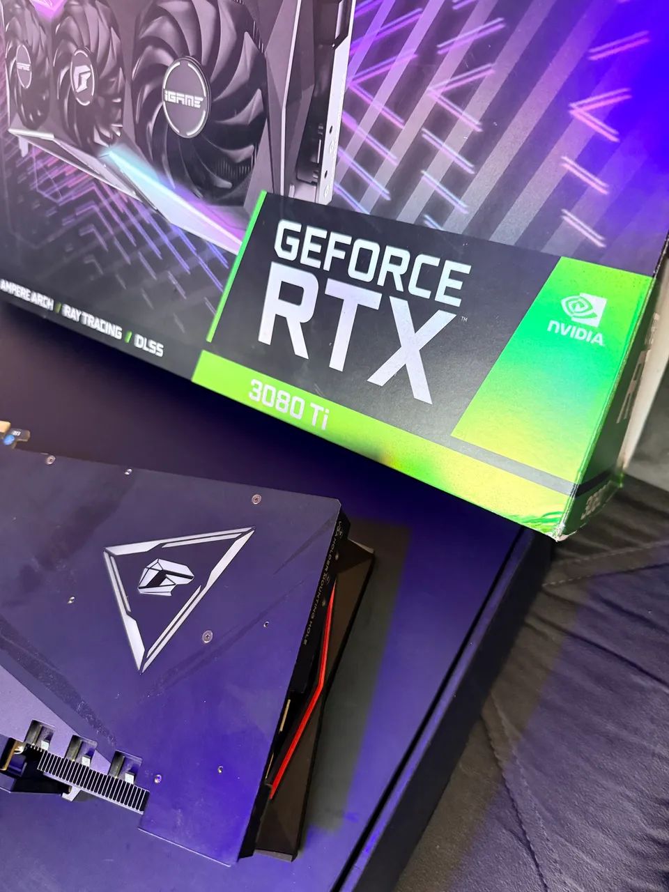 RTX 3080 TI IGAME VULKAN LCD 12GB  - Foto 3