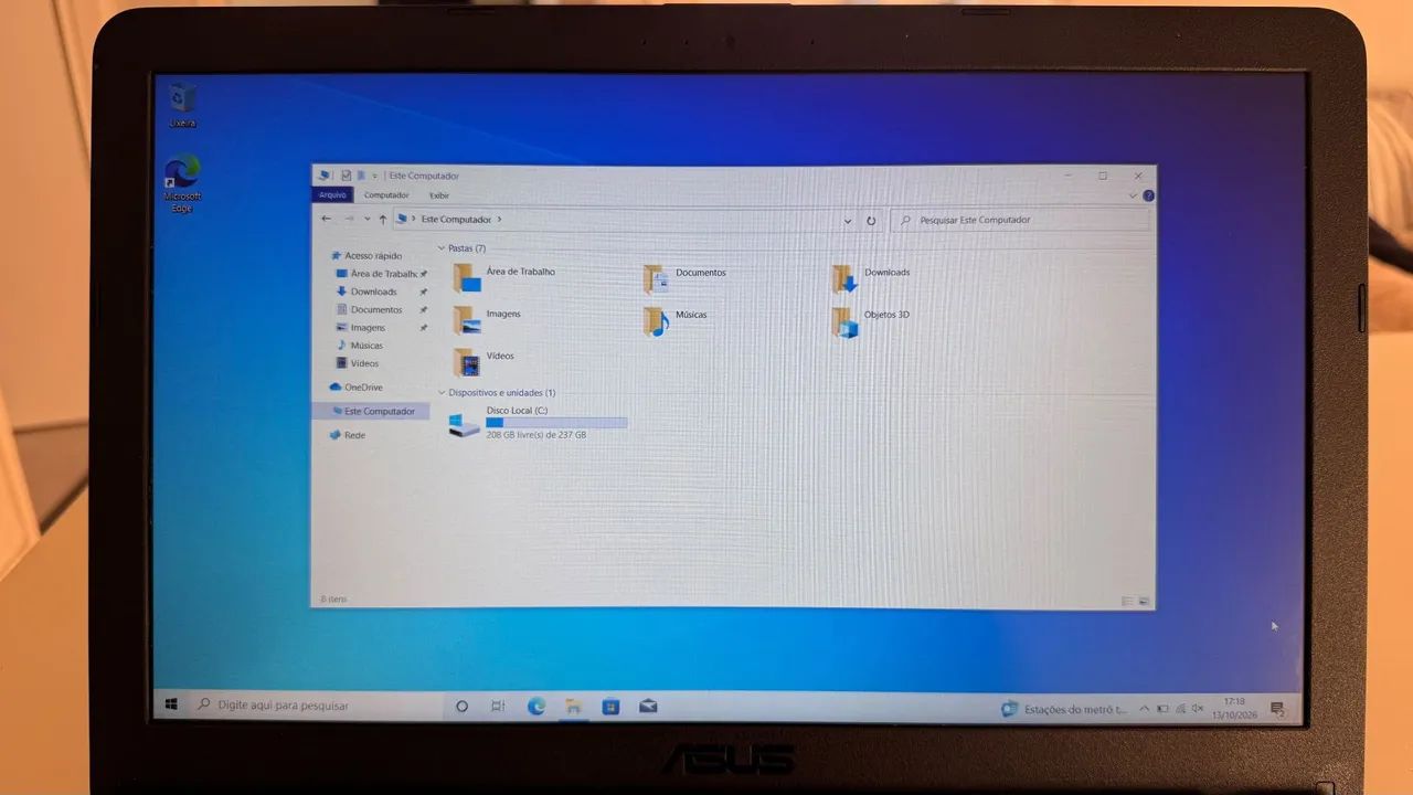 Notebook ASUS Core i3 - SSD 256 GB - Excelente Conservação - Foto 3