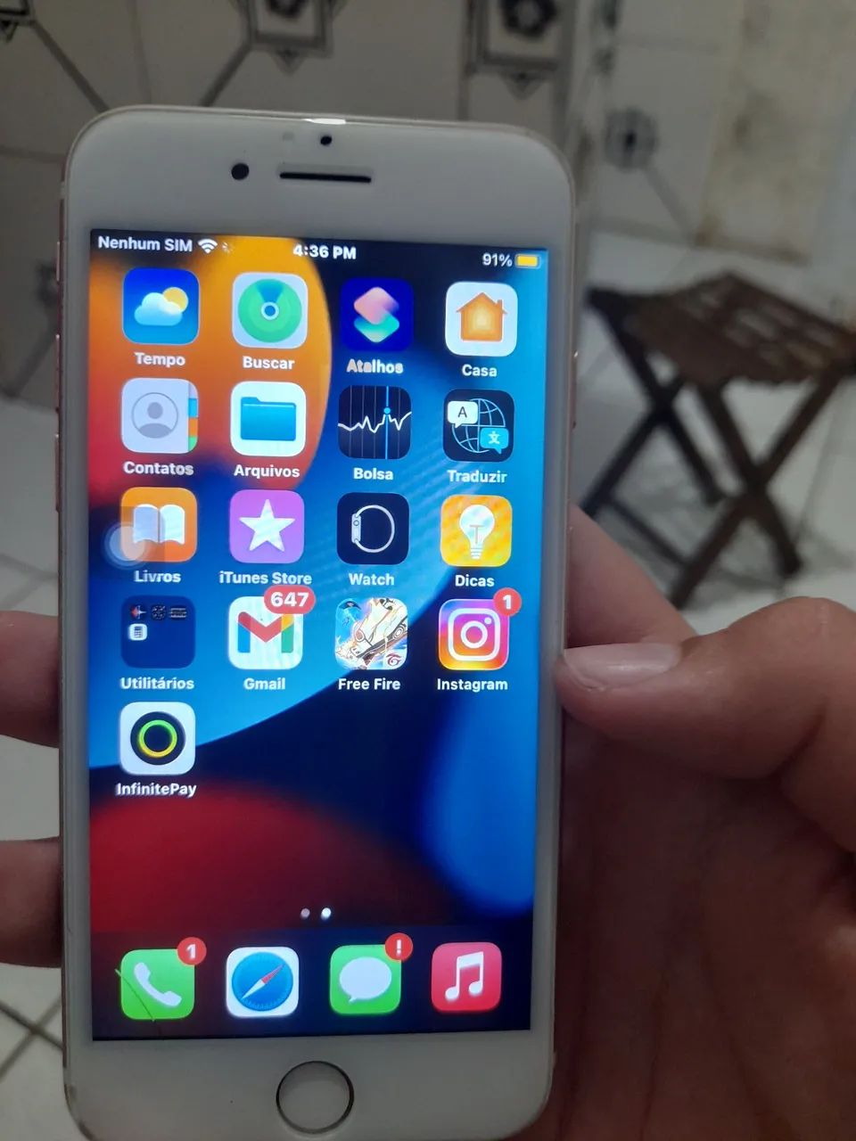 IPHONE 7 pra vender logo