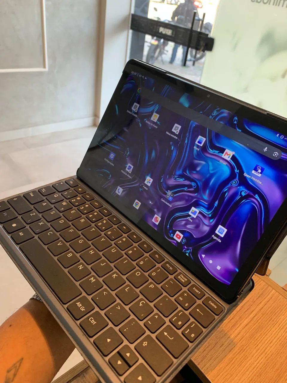 Tablet positivo mais capa teclado - Foto 2