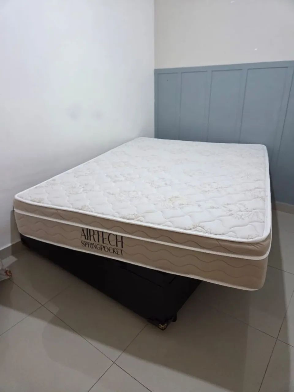 CAMA BOX CASAL COM BAÚ 