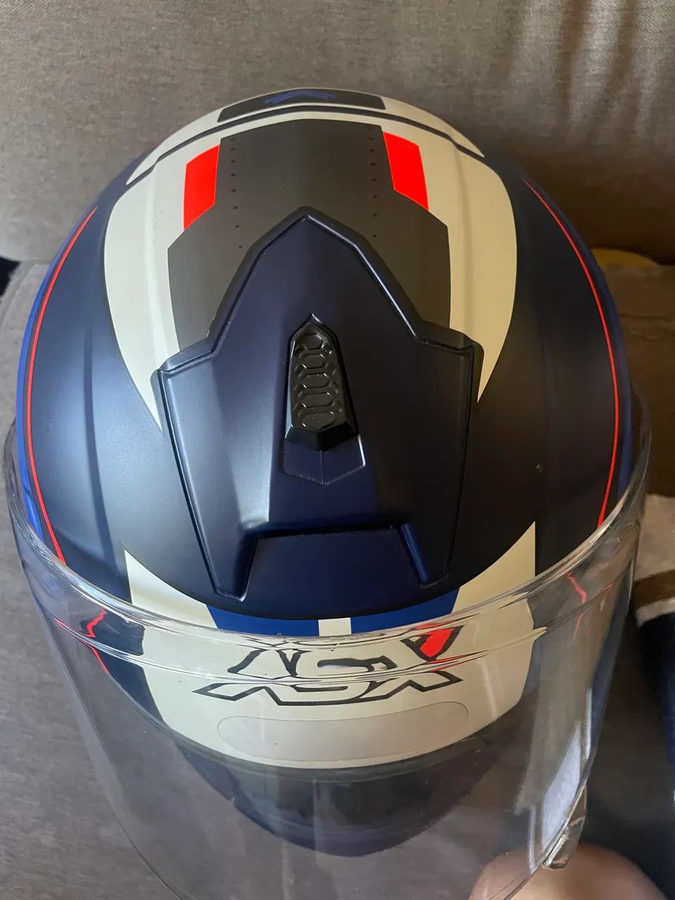 Capacete ASX DRAKEN WIND azul fosco R$570,00 - Foto 5