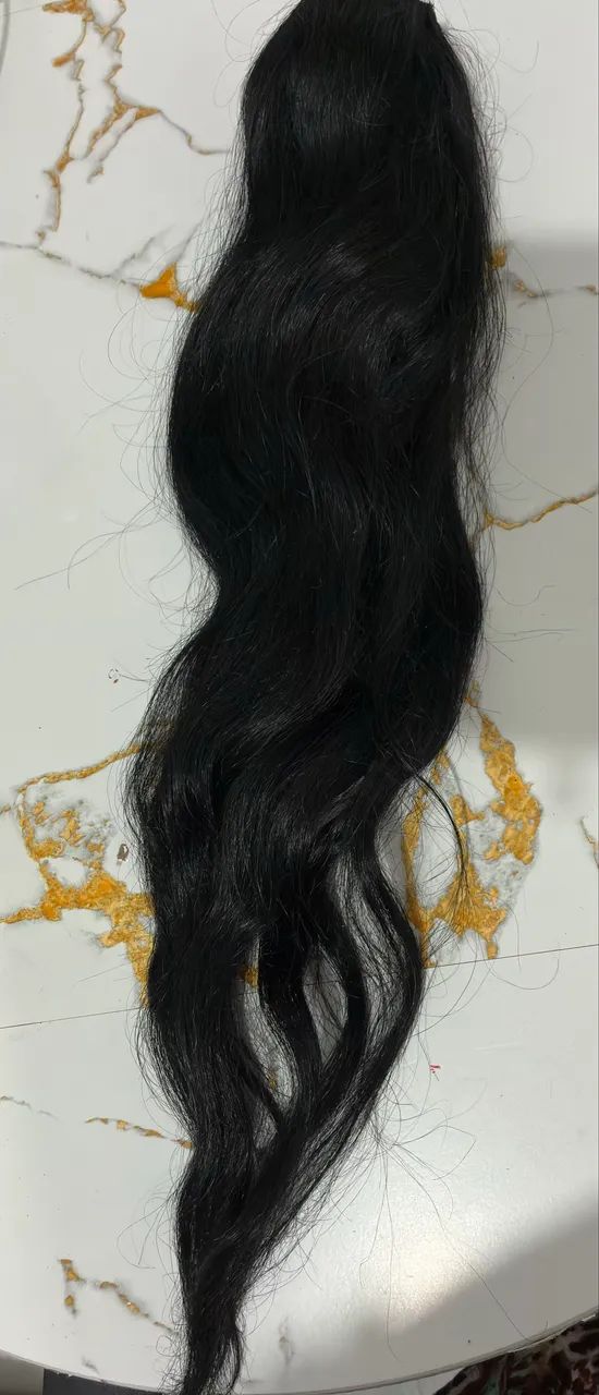 Cabelo humano - aplique tictac 55cm - Foto 3