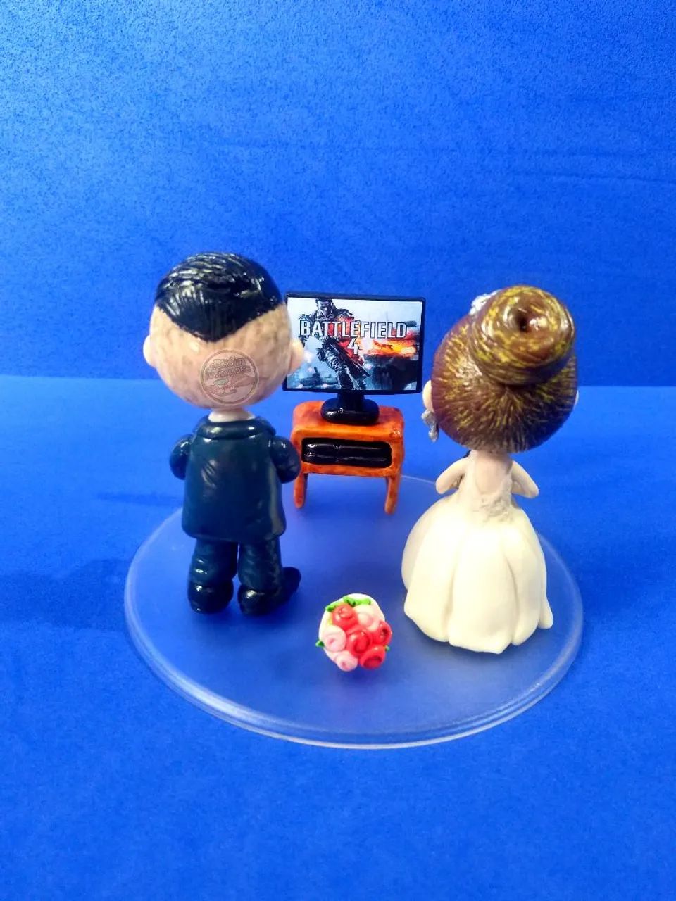 Topo de bolo de casamento (Aceito Encomendas) - Foto 2