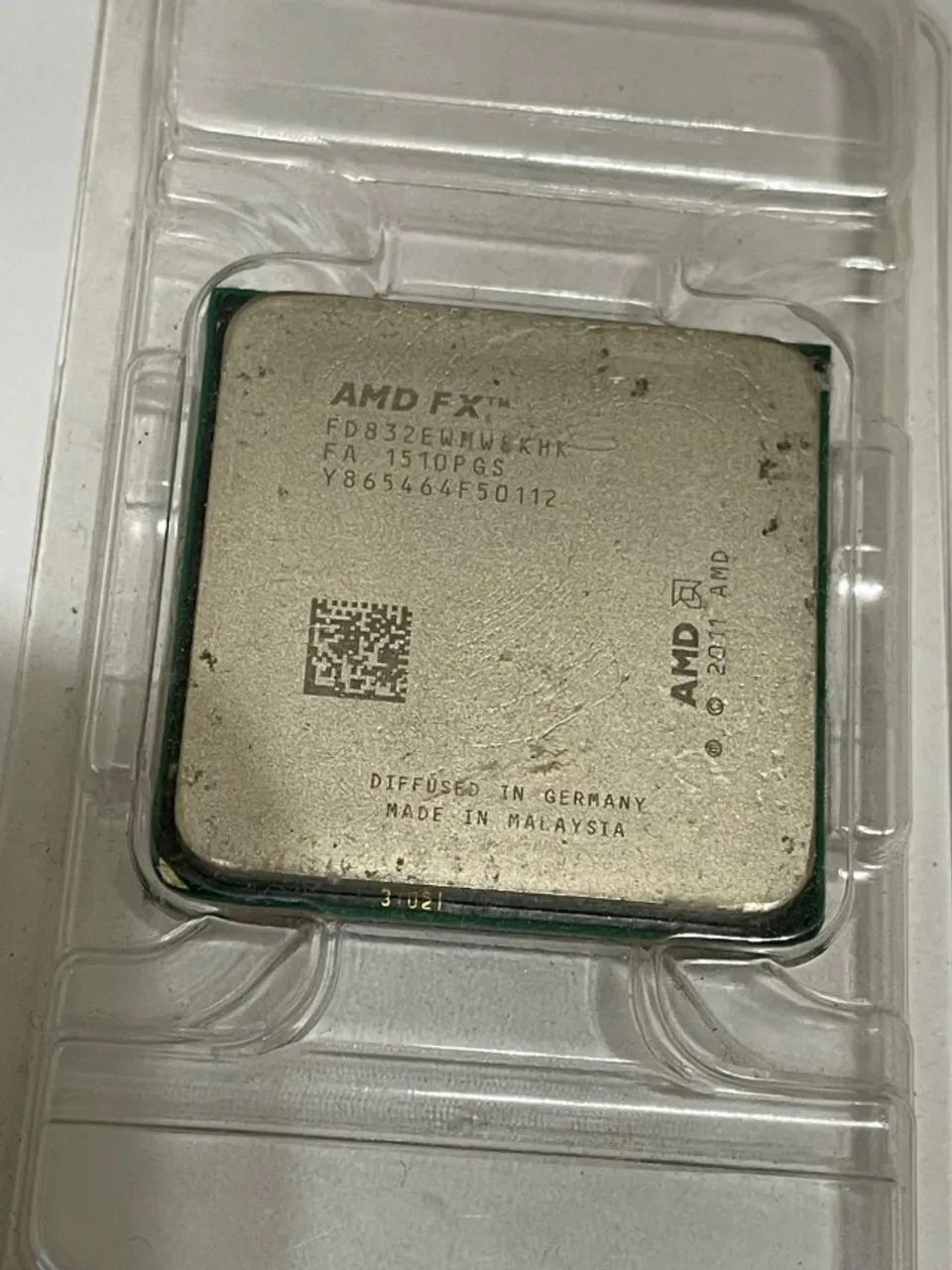 Processador FX 8320e am3 funcionando sem 2 pinos leia