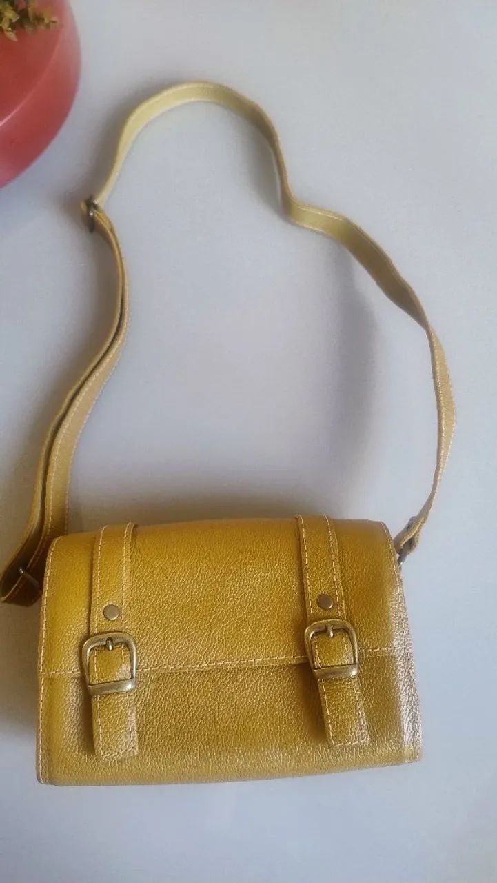 Bolsa POCKET em Couro e Madeira da Estúdio Matulão  - Foto 2