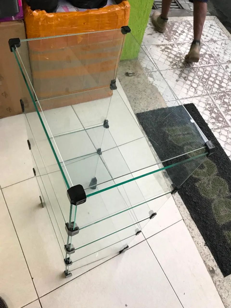 Balcão de vidro expositor 