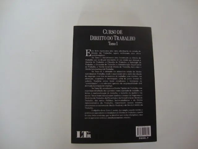 Livro Curso de Direito do Trabalho . - Foto 2