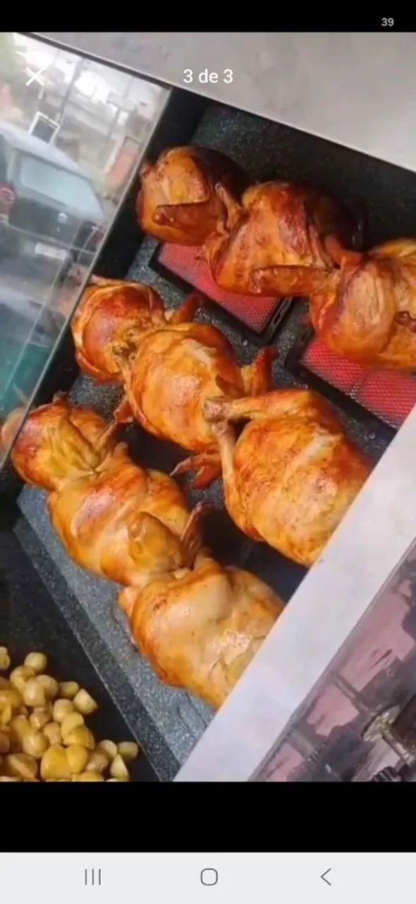 Maquina de assar frango 4 espetos  - Foto 3