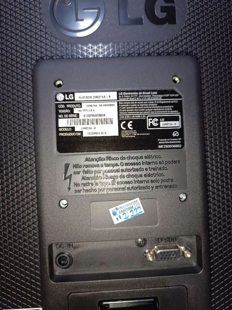 Monitor LG 19,5 polegadas 20W37 - Foto 4