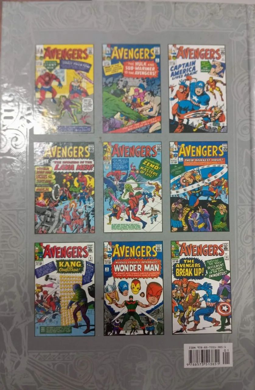 Biblioteca histórica Marvel - Os Vingadores Volume 1 (posso enviar via correios) - Foto 2