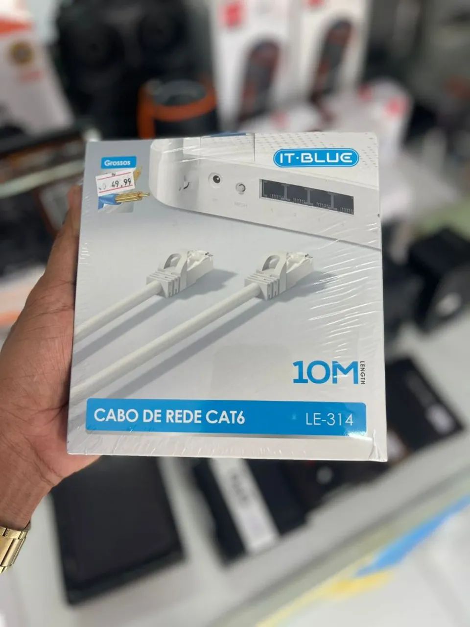 Cabo de rede Rj45 cat6 5 a 30 metros 