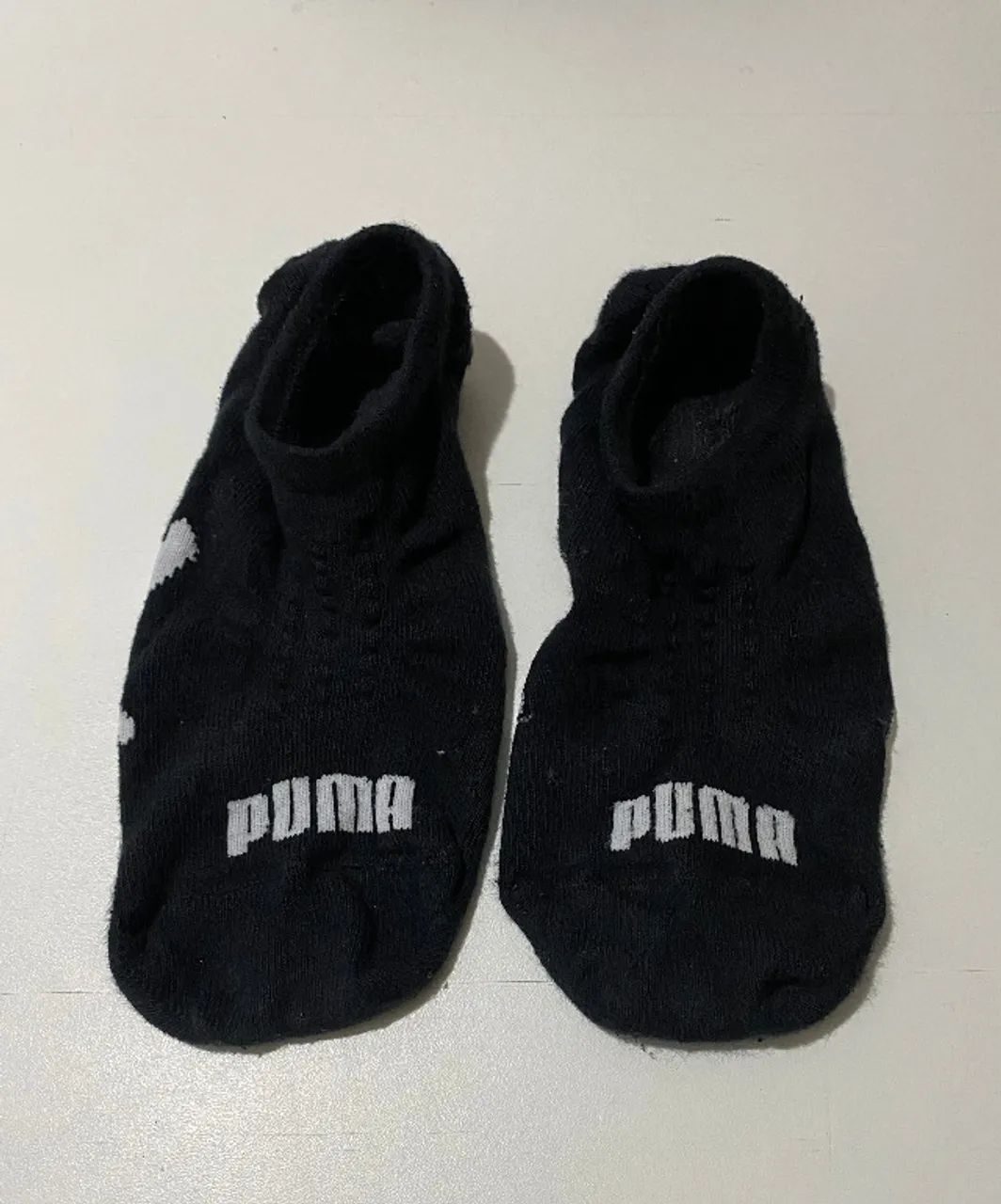 Meia Soquete Puma Preta Usada - Perfumada e Macia