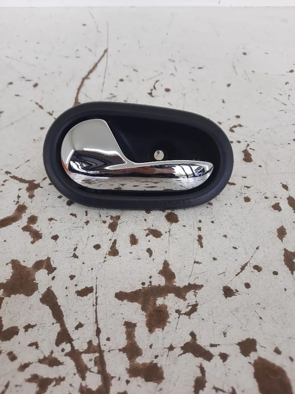 Maçaneta Interna Traseira Esquerda Renault Sandero 2016 Cromado Dianteira/traseira - Foto 2