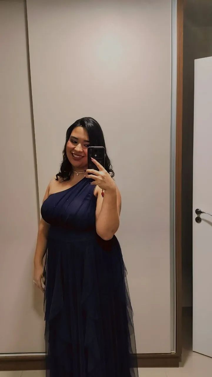Vestido social para festa e casamento 