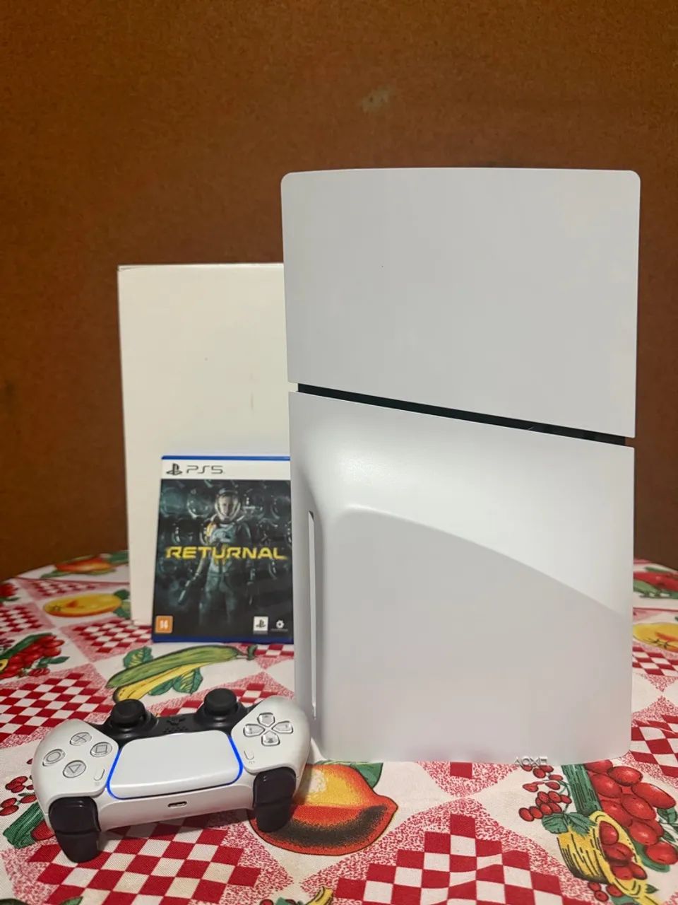 Ps5 slim com Disco 1Tb seminovo - Foto 3