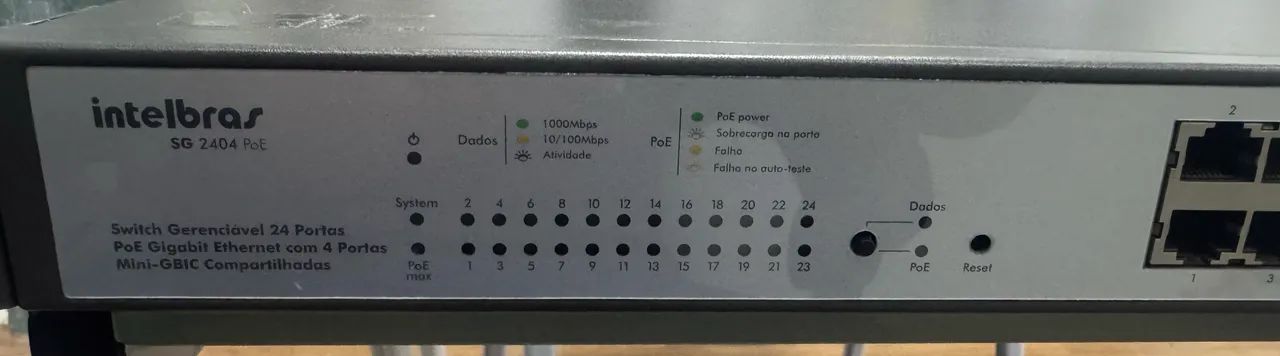 Intelbras SG2404POE Managed Switch with 24 Ports453824990581237763
