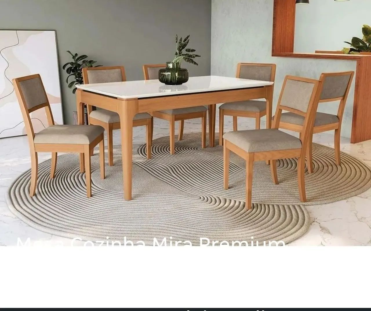 Mesa de Vidro Caps Berg  - Foto 2