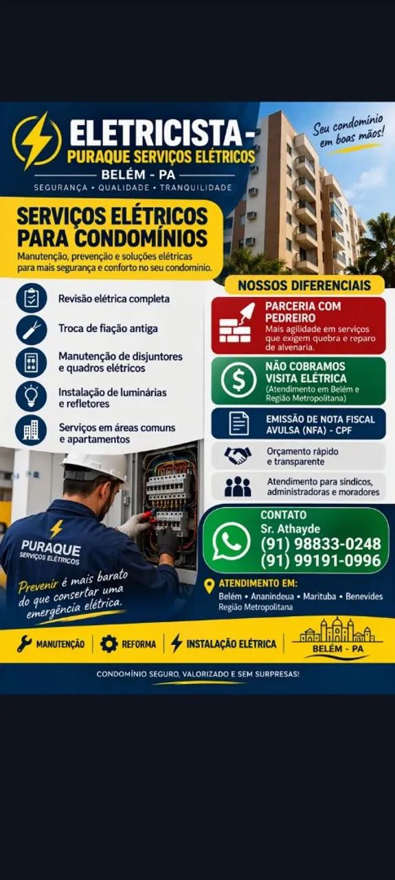 Eletricista - Serviços Elétricos 