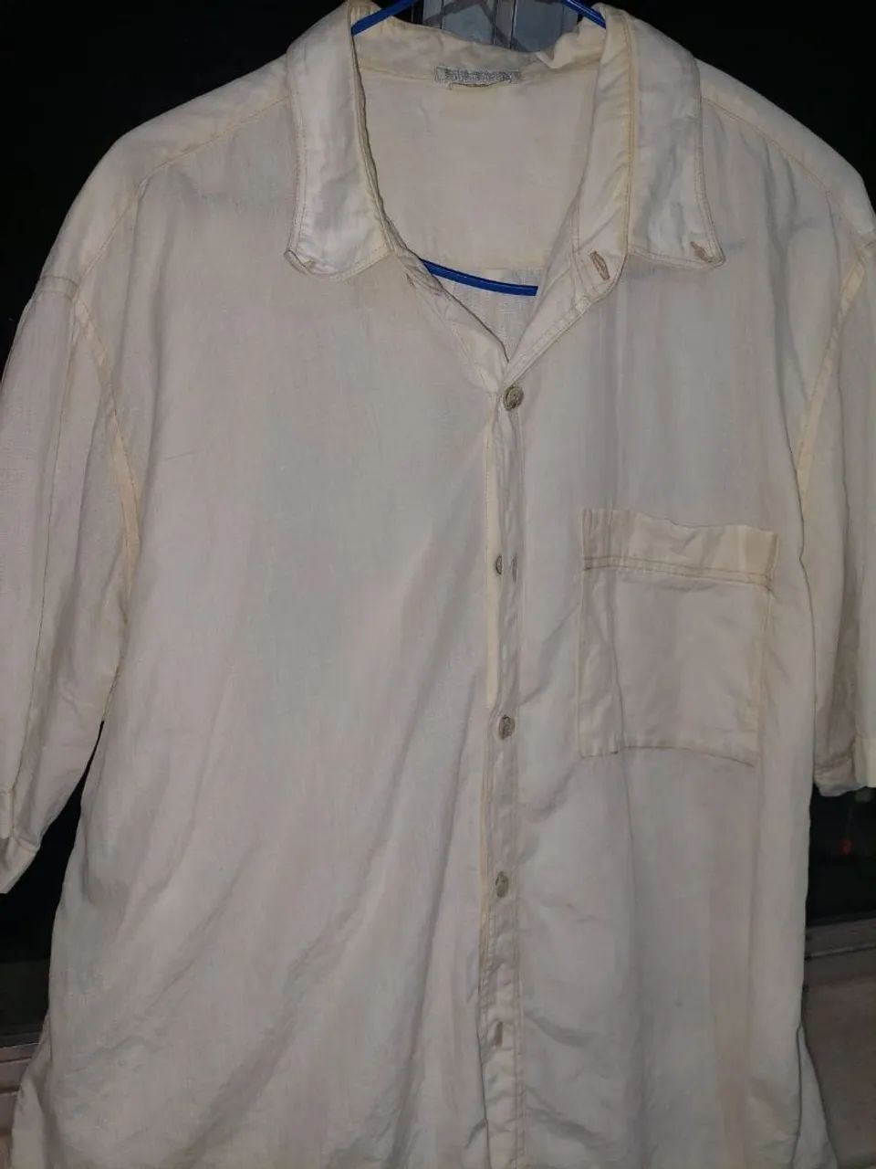 camisas masculinas de linho - Foto 3