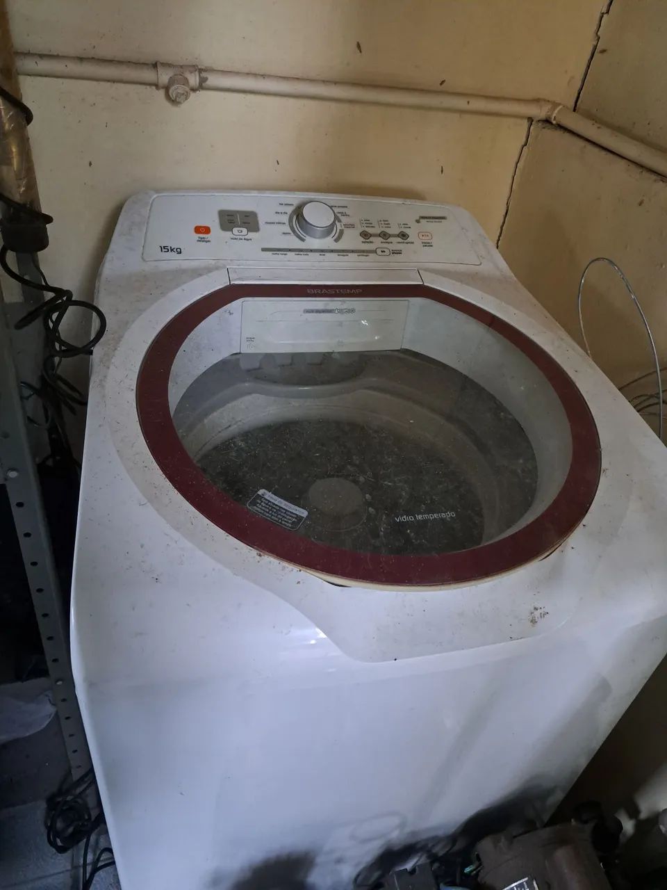 Maquina de lavar 15kg brastemp funcinando