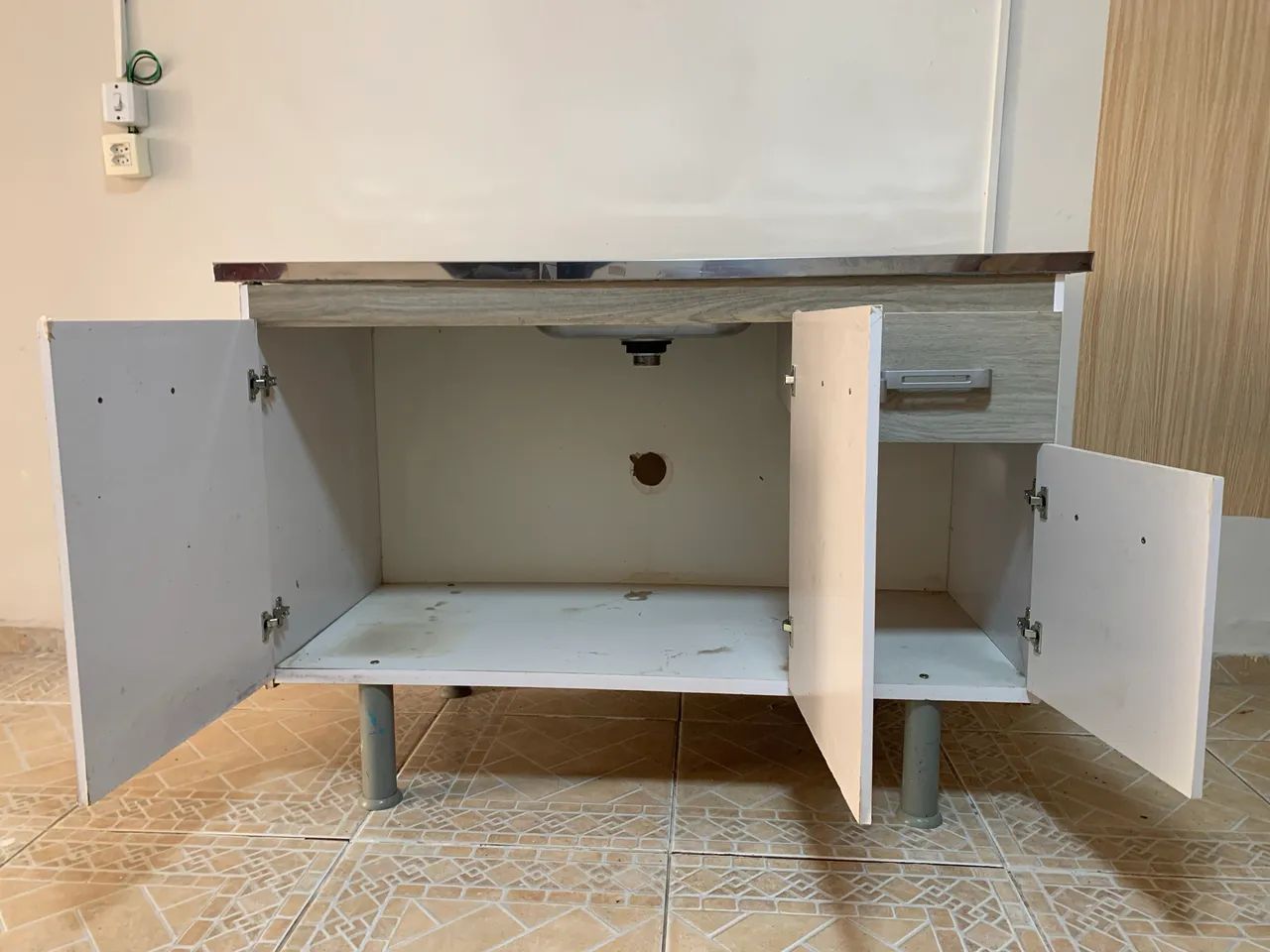 Gabinete de cozinha com pia 1,20 MT - Foto 5