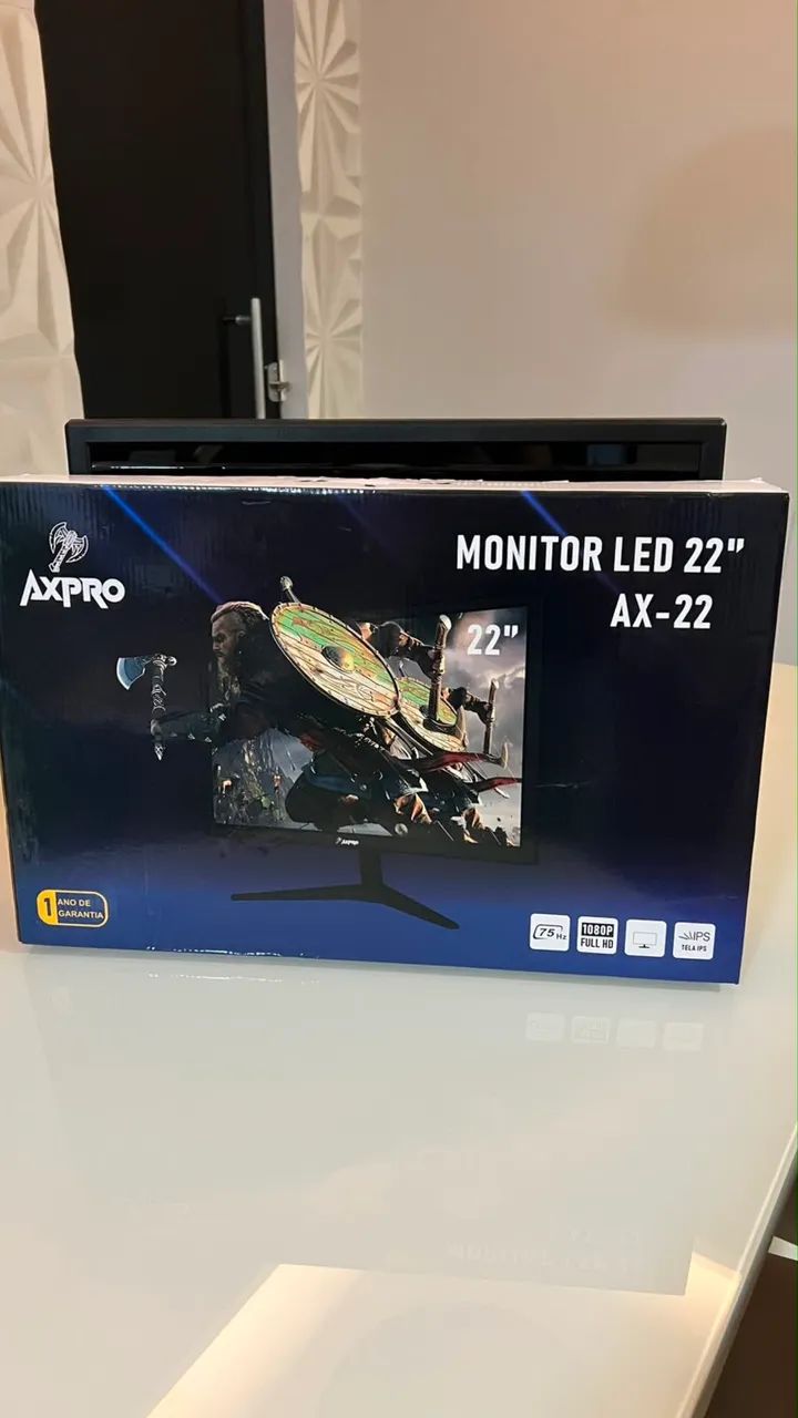 Monitor 22 polegadas c cabo de energia e cabo hdmi - Foto 5
